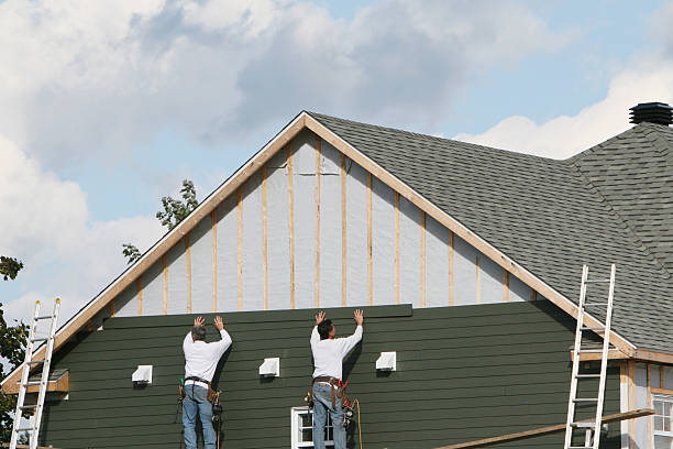 Professional Siding Contractor technician working in Camden, SC